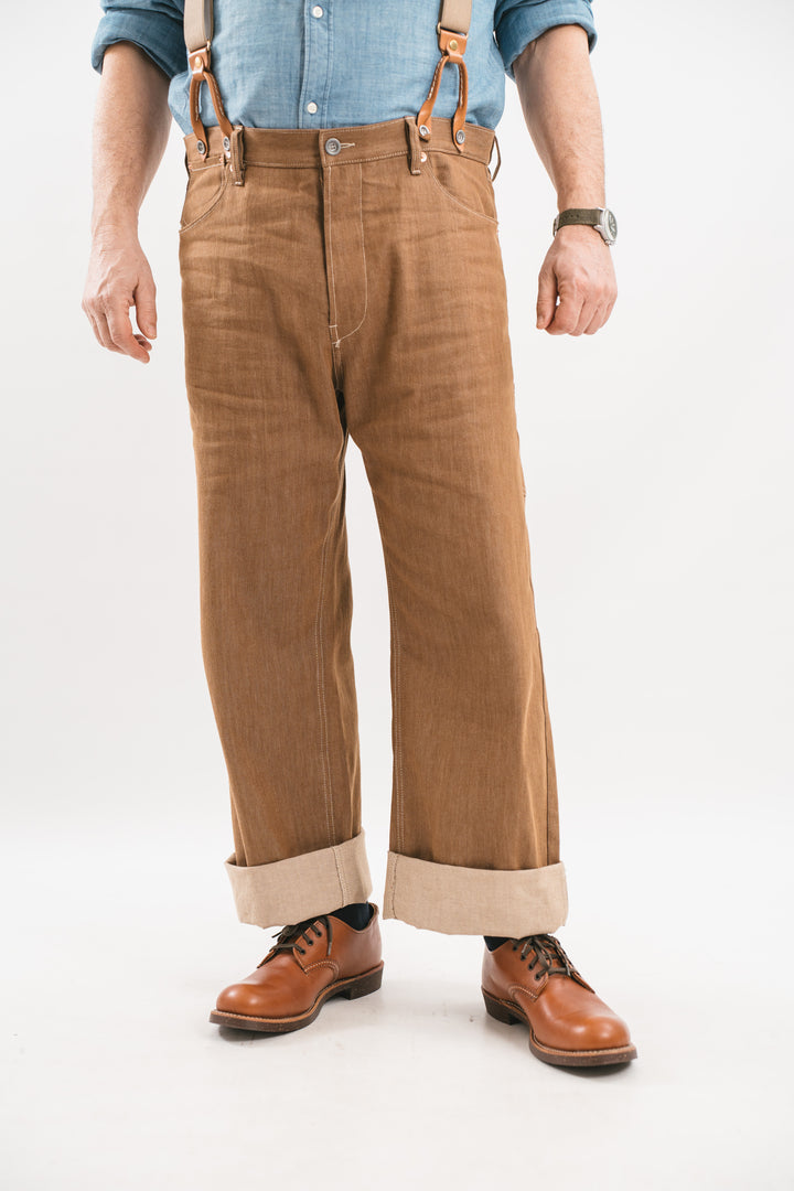 Modello Denim Marrone Uomo